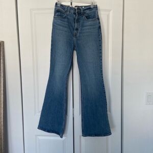 NWT levis 70s high rise flare leg Jeans size 27